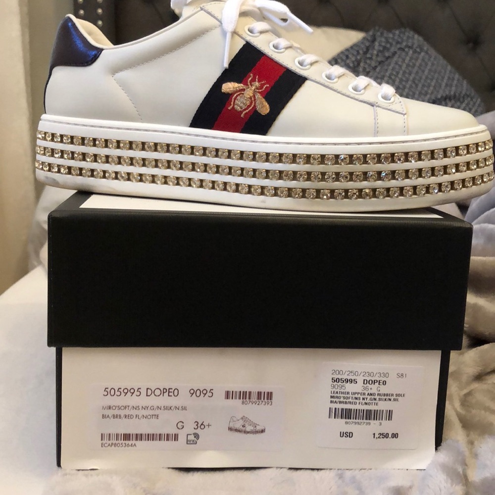 Platform Gucci sneakers